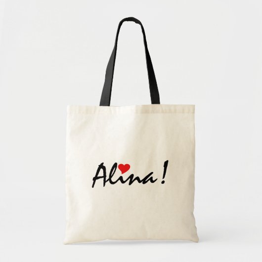 Alina IV Persoonlijke naam Tote Bag (Voorkant)