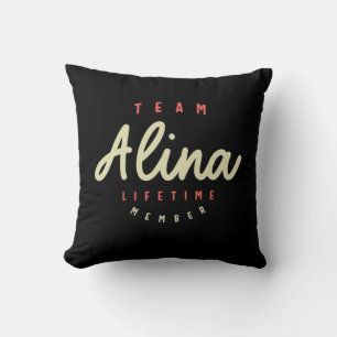 Alina Name Personalized Birthday Name Alina Kussen