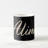 Alina white gold Handwriting Tasse Kaffeetasse Koffiemok (Center)