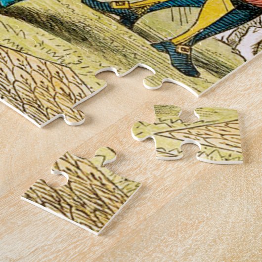 Alince in Wonderland - Alice en de Rode Koningin Legpuzzel (Zijkant)