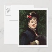 Aline Masson, het model van de kunstenaar (olie op Briefkaart (Voorkant / Achterkant)