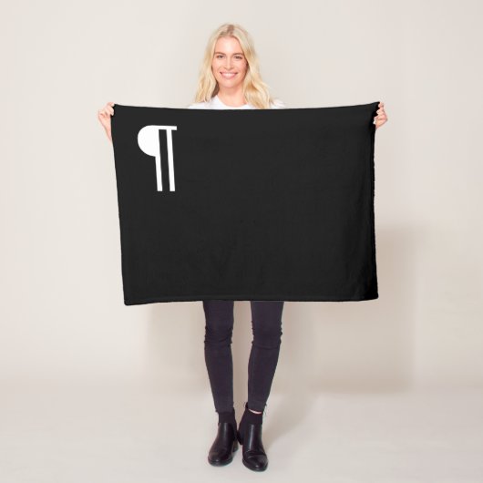 Alinea-markering van de piloot fleece deken (In situ)