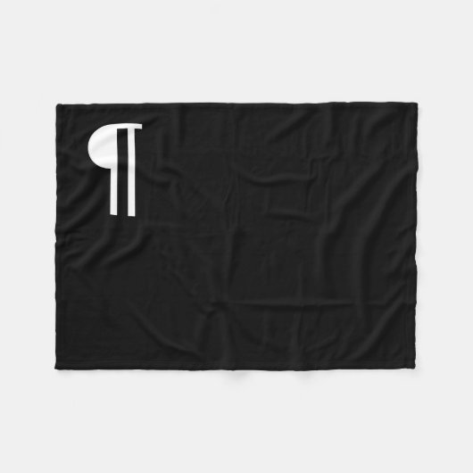 Alinea-markering van de piloot fleece deken (Voorkant (Horizontaal))