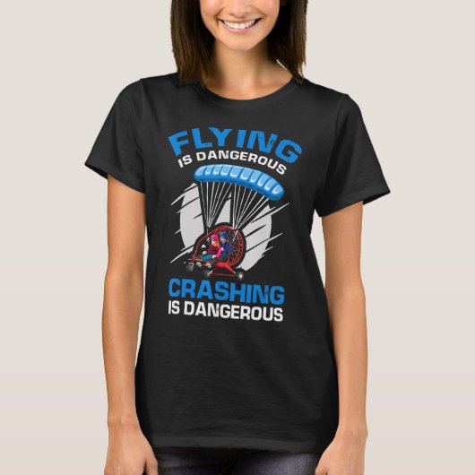 Alinea's van zweefvliegtuigen t-shirt (Voorkant)