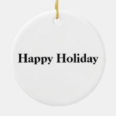 Aliner Pop Up RV happy camper art Keramisch Ornament (Achterkant)