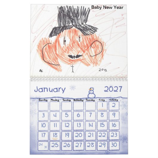 Ali's Art World 2013-kalender Kalender (Jan 2027)