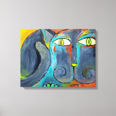 Ali's kat canvas afdruk (Voorkant)