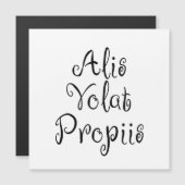 Alis Volat Propiis (Voorkant / Achterkant)
