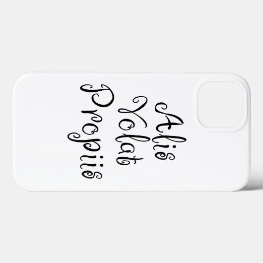Alis Volat Propiis Case-Mate iPhone Case (Achterkant (horizontaal))