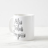 Alis Volat Propiis Koffiemok (Voorkant links)