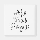 Alis Volat Propiis Magneet (Voorkant)