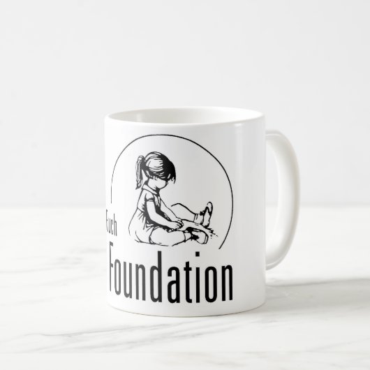 Alisa Ann Ruch Burn Foundation Gifts Koffiemok (Voorkant rechts)