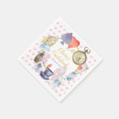 Alisa in Borden van Onederland Paper Servet (Hoek)