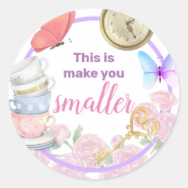 Alisa in Onederland Classic Round Sticker