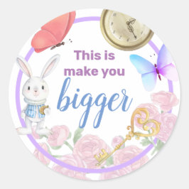 Alisa in Onederland Classic Round Sticker
