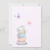 Alisa in Onederland Invitation Kaart (Achterkant)