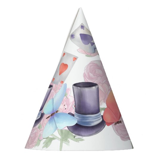 Alisa in onederland party pet feesthoedjes (Links)