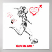 ALISHA LEHMANN POSTER / WALL DECOR (Voorkant)