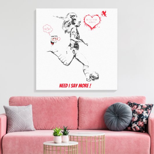 ALISHA LEHMANN, WALL ART, WALL DECOR CANVAS AFDRUK (Insitu (Woonkamer))