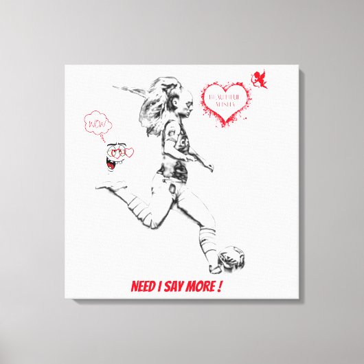 ALISHA LEHMANN, WALL ART, WALL DECOR CANVAS AFDRUK (Voorkant)