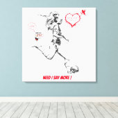 ALISHA LEHMANN, WALL ART, WALL DECOR CANVAS AFDRUK (Insitu (Houten vloer))