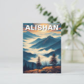 Alishan Taiwan Reizen Briefkaart (Staand voorkant)