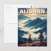 Alishan Taiwan Reizen Briefkaart (Voorkant / Achterkant)