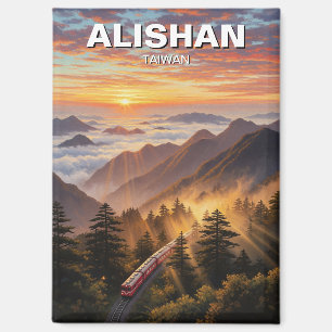 Alishan Taiwan Travel Magneet