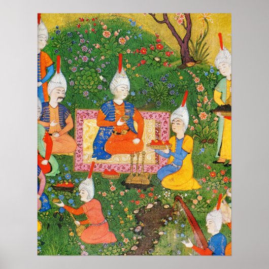 Alisher Navoiy, Tea Ceremony Poster (Voorkant)