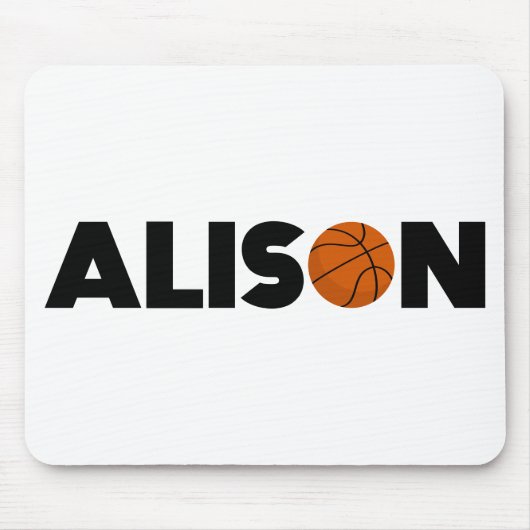 Alison Basketball Muismat (Voorkant)