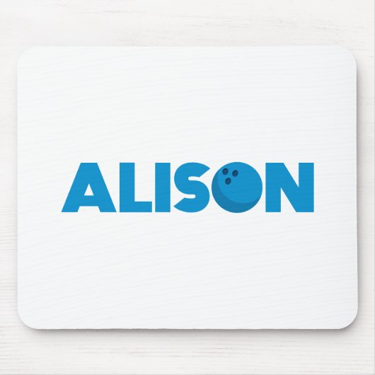 Alison bowling muismat (Voorkant)