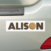 Alison cookie bumpersticker (Op auto)