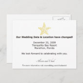 Alison - Date Change-Update Briefkaart (Voorkant / Achterkant)