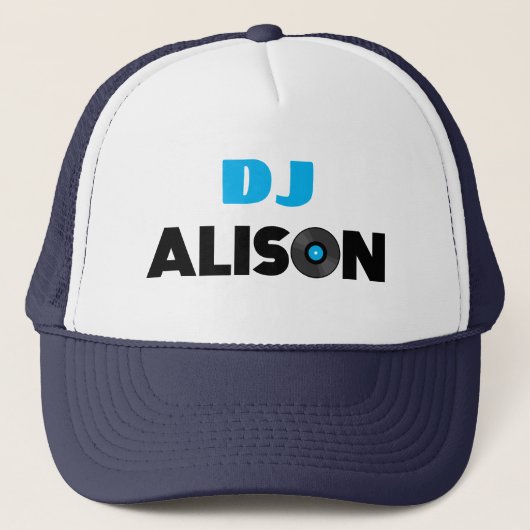 Alison DJ Trucker Hat Pet (Voorkant)