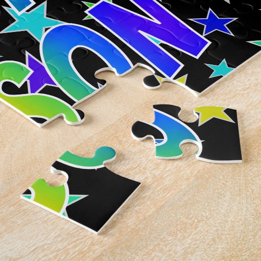 "ALISON" First Name, Fun "HAPPY BIRTHDAY" Legpuzzel (Zijkant)