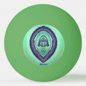 ALISON ~ Grappig fractal patroon ~ Pingpongbal (Achterkant)