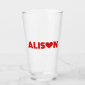 Alison Love Glas (Voorkant)