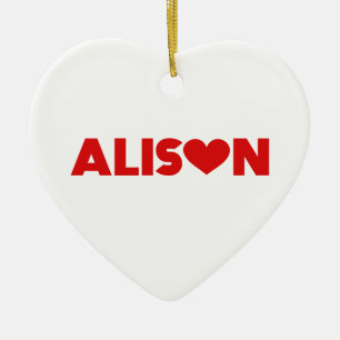 Alison Love Keramisch Ornament