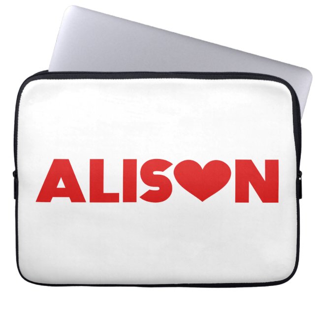 Alison Love Laptop Sleeve (Voorkant)