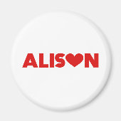 Alison Love Magneet (Voorkant)