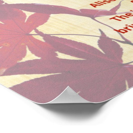 "Alison" Name Poem Poster (Hoek)