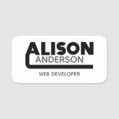 Alison Name Tag (Voorkant)