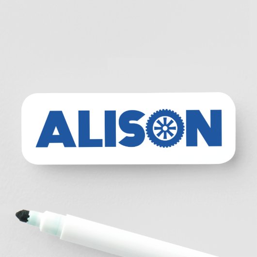 Alison Petrol Head Naamplaatje (In situ)