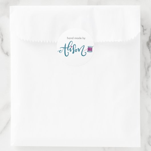 Alison Ronde Sticker (Tas)