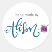 Alison Ronde Sticker (Voorkant)
