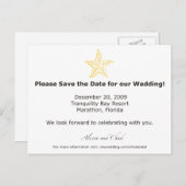 Alison- Save the Date Aankondigingskaart (Voorkant / Achterkant)