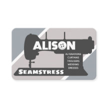 Alison Seamstress Visitekaartje