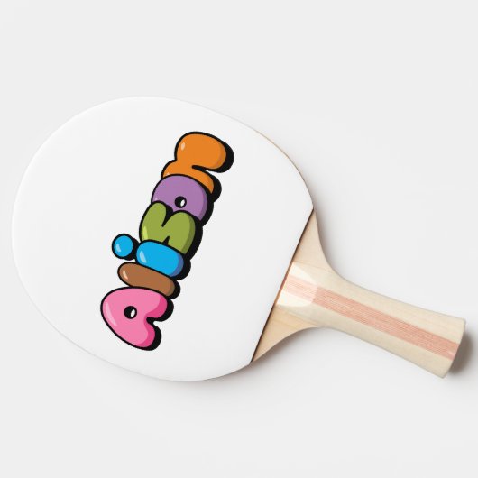 Alison Tafeltennisbatje (Zijkant)