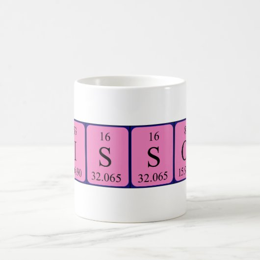 Alisson periodieke lijstnaam mok (Center)