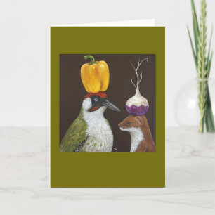 Alistair en Mooney tijdens het vegetarische festiv Kaart